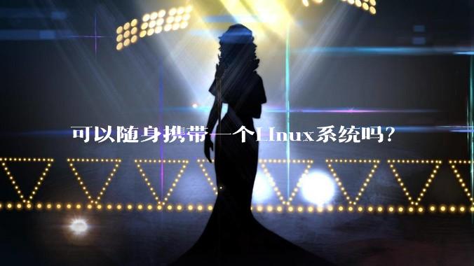 可以随身携带一个Linux系统吗？
